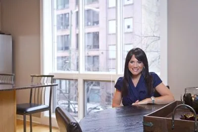 At-home headshot with natural environment