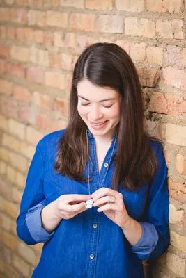 Creative headshot in urban Chicago setting