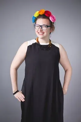 Teen headshot with studio backdrop