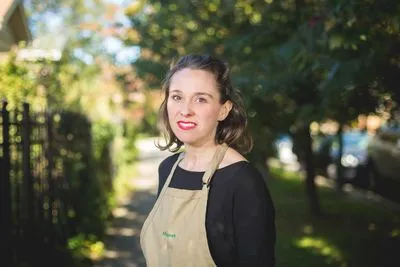 Urban environmental portrait on location