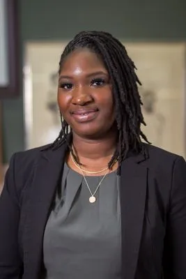 On-location headshot in office environment