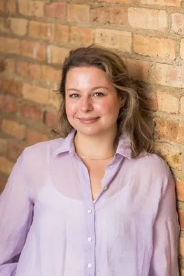 Candid actor headshot with environmental backdrop